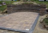 Outdoor Fire Pit Patio And Sitting Wall Newline Pavers